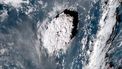 Vulkaanexplosie Tonga nog in de ruimte te zien, eiland ook nog getroffen door tsunami
