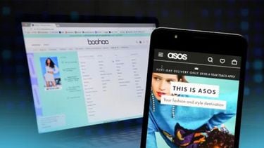 De website van modegigant Asos en de website van detailhandelaar Boohoo