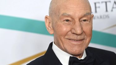 epa10478645 Patrick Stewart arrives for the 2023 EE BAFTA Film Awards ceremony at the Southbank Centre in London, Britain, 19 February 2023. The event is hosted by the British Academy of Film and Television Arts (BAFTA).  EPA/NEIL HALL