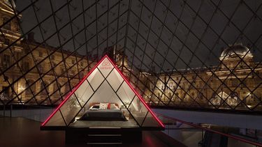 Nacht slapen Louvre
