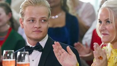 epa12200636 (FILE) - Marius Borg Hoiby (L) and Norwegian Crown Princess Mette-Marit attend a government's party event in Oslo, Norway, 16 June 2022 (reissued 27 June 2025). The son of Norwegian Crown Princess Metta-Marit, Marius Borg Hoiby is accused of violent and sexual offenses, according to Police Attorney Andreas Kruszewski from the Oslo Police District who held a press conference with updates on 27 June 2025. The police have forwarded the case to the Oslo public prosecutor's office, which will now examine whether Hoiby should be charged.  EPA/Lise Aserud NORWAY OUT