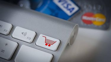 ILLUSTRATIE - Online winkelen / shoppen /  webwinkel. ANP  LEX VAN LIESHOUT