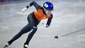 Netherlands' Xandra Velzeboer competes in the short track speed skating women's 1500m semi-final during the Milano Cortina 2026 Winter Olympic Games at Milano Ice Skating Arena in Milan on February 20, 2026. 
Gabriel BOUYS / AFP