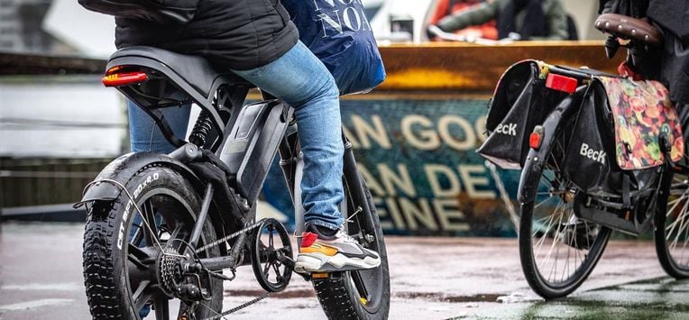 Fatbike in stad