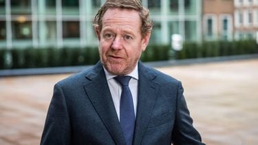DEN HAAG - Demissionair Minister David van Weel van Buitenlandse Zaken arriveert voor de wekelijkse ministerraad op het ministerie van Algemene Zaken. LAURENS VAN PUTTEN / ANP