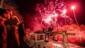 TILBURG - Vuurwerk in de Piushaven. Tilburg doet weer een poging om de inwoners alsnog te laten genieten van vuurwerk. De vuurwerkshows werden tijdens de jaarwisseling geschrapt wegens de voorspelde harde windstoten. ANP ROB ENGELAAR
