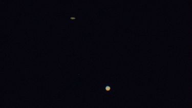 Saturnus en Jupiter
