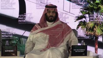 Kroonprins Mohammad bin Salman al-Saoed. Foto: videostill AFP