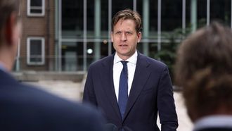DEN HAAG - Minister Vincent Karremans (Infrastructuur en Waterstaat) voorafgaand aan de begrotingsraad over de miljoenennota die op Prinsjesdag wordt gepresenteerd. JEROEN JUMELET / ANP