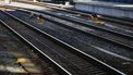 ZWOLLE - Een leeg spoor bij station Zwolle. In een deel van het land rijden geen treinen door een storing die op dertien plekken op het spoor in Midden-Nederland is ontstaan. VINCENT JANNINK / ANP