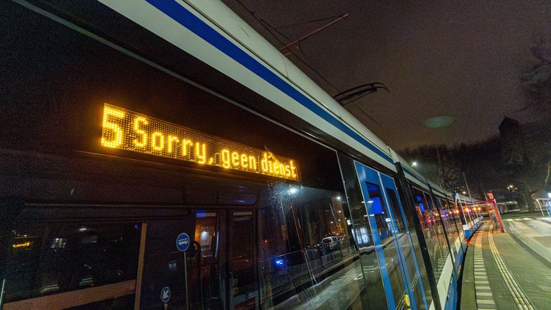 tram sorry geen dienst