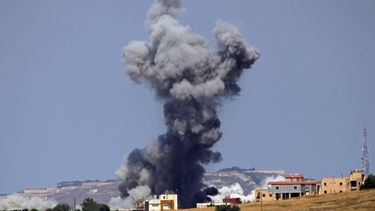 This photograph taken from the Marjayoun area in the southern Lebanon shows smoke rising from the site of an Israeli strike in Kfar Tibnit on May 31, 2026. Israel's military said on May 31 its forces were advancing in Lebanon as part of expanded ground operations to strengthen its military position in the south of the country, where it is fighting Iran-backed Hezbollah.
AFP