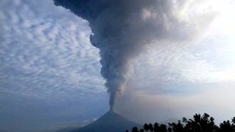 Vulkaanuitbarsting op Sulawesi