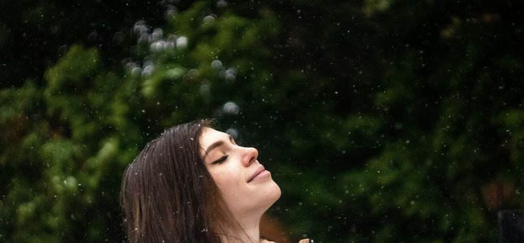 Regen, weer, lente, bewolkt