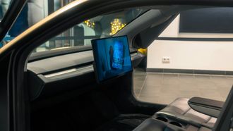 zelfrijdende Tesla