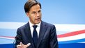 Een foto van premier Rutte persconferentie