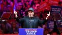 Tesla and SpaceX CEO Elon Musk speaks at a rally for former US President and Republican presidential candidate Donald Trump at Madison Square Garden in New York, October 27, 2024.
 
ANGELA WEISS / AFP