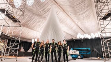 grootste champagnetoren ter wereld Nederlanders wereldrecord