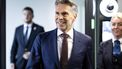 DEN HAAG - Beoogd minister-president Dick Schoof vertrekt na een bijeenkomst met de partijleiders van de nieuwe coalitie van PVV, VVD, NSC en BBB in het formatiegebied van de Tweede Kamer. ANP SEM VAN DER WAL
