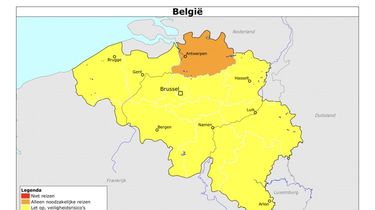 Nieuw Reisadvies Code Oranje Voor Provincie Antwerpen
