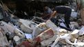 Workers remove the rubble from a site targeted overnight by an Israeli airstrike in the southern Lebanese village of Et Taybeh, on November 7, 2025. Israel said it struck a series of Hezbollah targets in southern Lebanon on November 6, 2025, with Lebanon's President Joseph Aoun denouncing the new attacks as a 