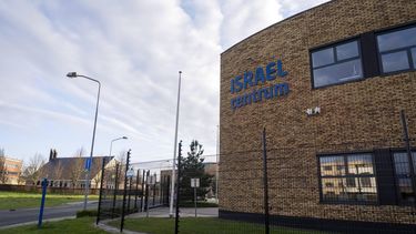 NIJKERK - Het Israëlcentrum aan de Henri Nouwenstraat. Bij het pand van de organisatie Christenen voor Israël heeft een explosie plaatsgevonden. JEROEN JUMELET / ANP
