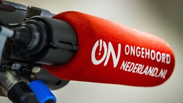 DEN HAAG - Een klopkap van omroep Ongehoord Nederland (ON) tijdens het wekelijkse vragenuur in de Tweede Kamer. ANP REMKO DE WAAL