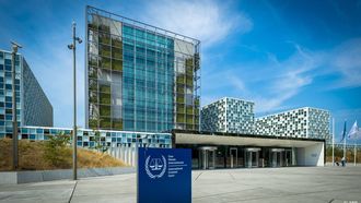 DEN HAAG - Exterieur van het Internationaal Strafhof. Het hof viert het 20-jarig bestaan. ANP LEX VAN LIESHOUT