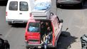 A woman flashes the V-sign as she rides in the back of a van laden with mattresses, as civilians flee their homes and head north toward the Lebanese capital, hours after a military escalation that included Israeli airstrikes targeting the south on April 26, 2026. Hezbollah rejected Israel's prime minister's accusation that it was jeopardising a ceasefire and said it would continue responding to Israel's violations and its occupation of south Lebanon on April 26. Lebanon was drawn into the Middle East war on March 2, 2026, when the Tehran-backed militant group Hezbollah launched attacks on Israel to avenge the killing of the Iranian leader. Israel has responded with broad strikes across Lebanon and a ground offensive.
MAHMOUD ZAYYAT / AFP