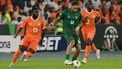 Guinea-Bissau's forward #14 Mauro Rodrigues controls the ball as he is marked by Ivory Coast's forward #13 Jeremie Boga during the Africa Cup of Nations (CAN) 2024 group A football match between Ivory Coast and Guinea-Bissau at the Alassane Ouattara Olympic Stadium in Ebimpe, Abidjan, on January 13, 2024. 
SIA KAMBOU / AFP