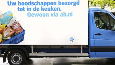 RIJSWIJK - Een vrachtwagen van de bezorgservice van Albert Heijn. ANP STEPHAN VAN DEN BOS