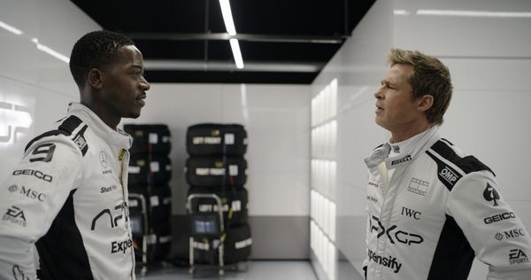 Damson Idris Brad Pitt F1 The Movie