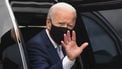 Een foto van Joe Biden met een mondkapje
