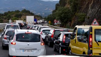 vakantie file zwarte zaterdag autoschade
