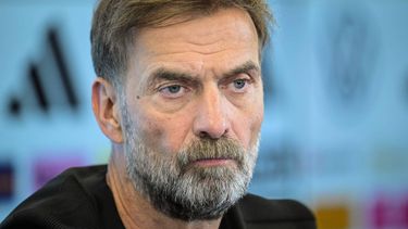 epa13129751 The new German national soccer team's head coach Juergen Klopp attends a press conference in Frankfurt am Main, Germany, 24 July 2026. Klopp will take over as head coach of the German national soccer team, the German Football Association (DFB) confirmed.  EPA/Hannes Albert