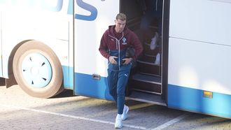 epa13273102 Portugal national soccer player Cristiano Ronaldo arrives to a training session of the team at Parken stadium in Copenhagen, Denmark, 30 September 2026. Portugal will face Denmark in a Nations League match on 01 October.  EPA/Liselotte Sabroe  DENMARK OUT