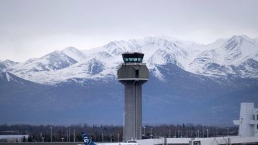 Alaska Airlines jets are seen at Ted Stevens Anchorage International Airport in Anchorage, Alaska, on May 12, 2026. Donald Trump was due in Beijing on May 13, 2026 on the first visit to China by a US president in nearly a decade, as he seeks to ramp up trade despite potential friction over Taiwan and Iran.
Brendan Smialowski / AFP