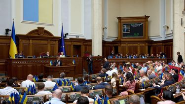 Newly appointed Ukraine's Prime Minister Sergiy Koretsky delivers a speech to member of Parliament during a session of the Ukrainian parliament in Kyiv on July 16, 2026, amid the Russian invasion of Ukraine.
 Ukraine's new prime minister, Sergiy Koretsky, has limited experience in politics but is seen as a skilled manager who can handle crises, particularly in the energy sector, which has been battered by Russian attacks. His appointment was approved by parliament on July 16, 2026 as protests erupted in several cities over the sacking of popular Defence Minister Mykhailo Fedorov as part of a government reshuffle.  
STRINGER / AFP