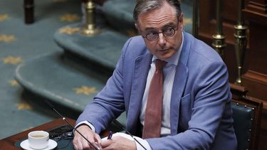 Belgium's Prime Minister Bart De Wever attends a plenary session of the Chamber at the Federal Parliament in Brussels, on July 9, 2026. 
NICOLAS MAETERLINCK / Belga / AFP