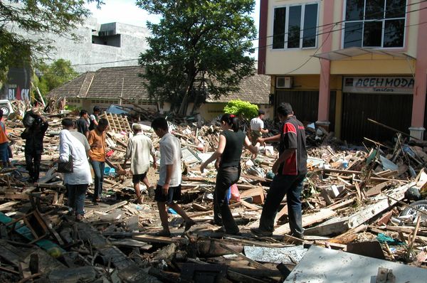 Tsunami 2004 puinhoop