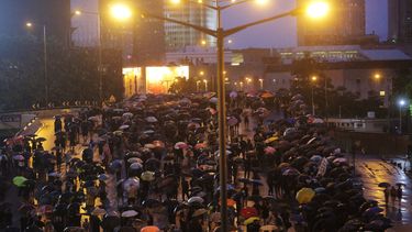Tienduizenden protesteren in Hongkong voor vrijheid