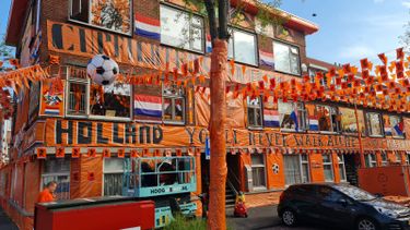 Oranjestraat Oranje Ek voetbal