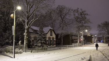 Sneeuw, winter, januari, koud, Assen, Noord-Nederland