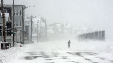 Hevige sneeuwval kost in VS drie mensen het leven. / AFP
