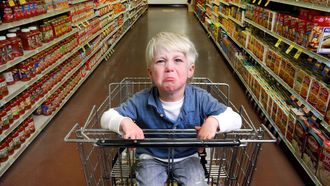 Klunzige dief vergeet zoontje in supermarkt