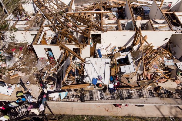 Orkaan Michael zorgt voor vernietiging in VS
