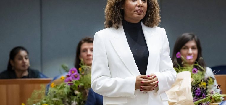 DEN HAAG - Nathalie van Berkel (D66) tijdens de beediging als lid van de Tweede Kamer. ANP SEM VAN DER WAL