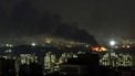 Smoke and fire rise from the site of airstrikes at Mehrabad International Airport in Tehran on March 7, 2026. Israel said on March 7 it had launched 