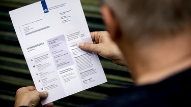gele brief verkeersboete