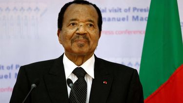2022-07-26 16:09:50 Cameroon's President Paul Biya looks on as he takes part in a joint press conference with France's President at The Presidential Palace in Yaounde, on July 26, 2022. Emmanuel Macron in on a three-day African tour in Cameroon, Benin and Guinea-Bissau.
Ludovic MARIN / AFP